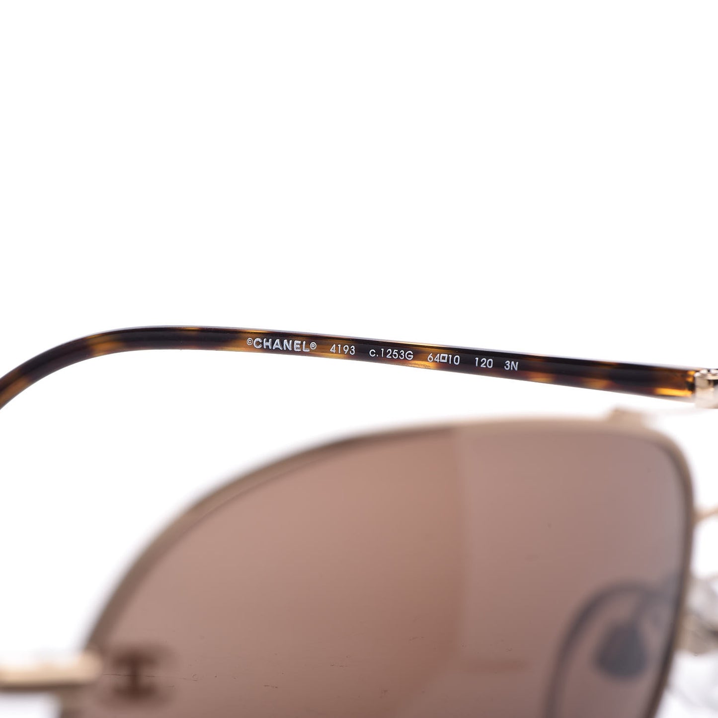 Aviator Sunglasses 4193 Gold Havana
