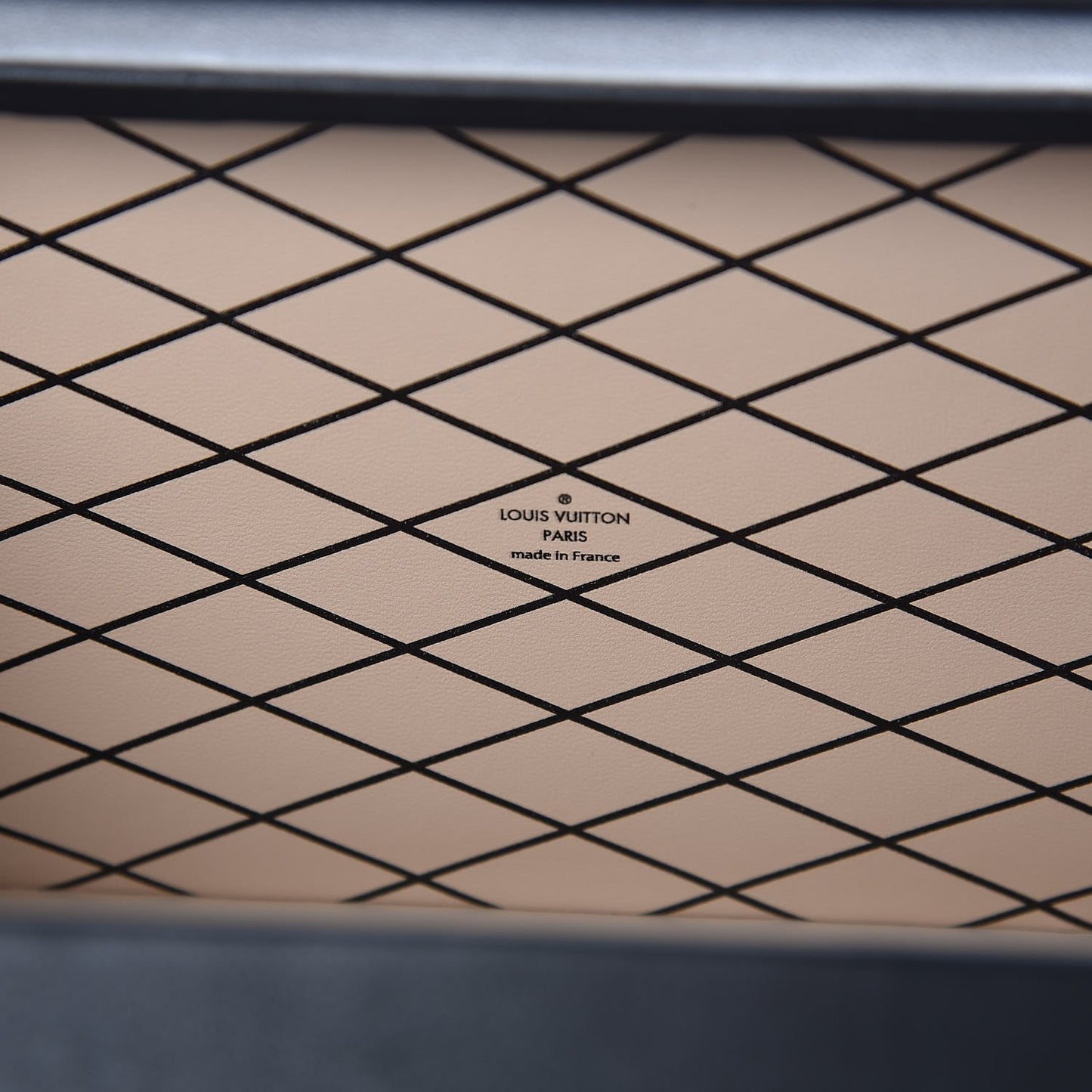 Calfskin Petite Malle Black White