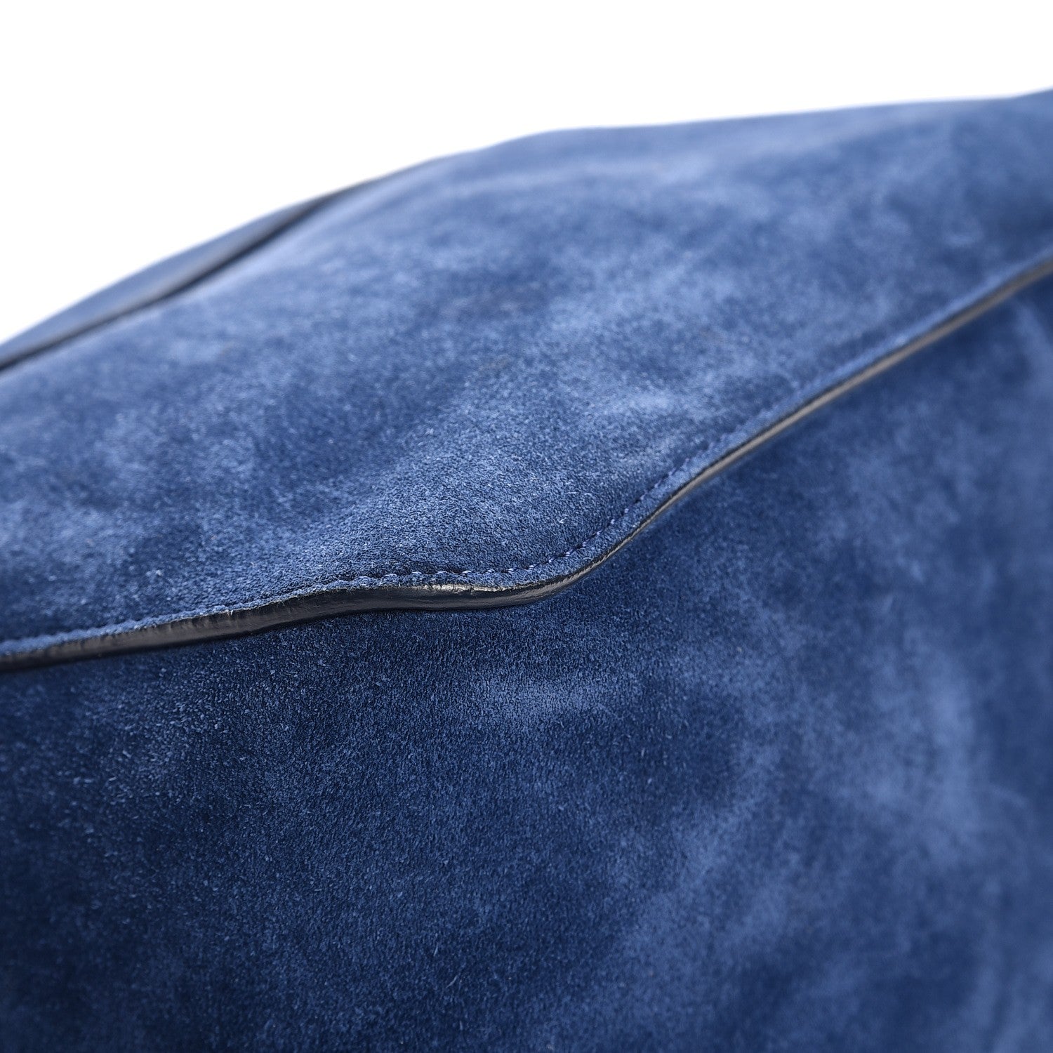Celine Suede Medium Gourmette Ocean Blue 8 of 10