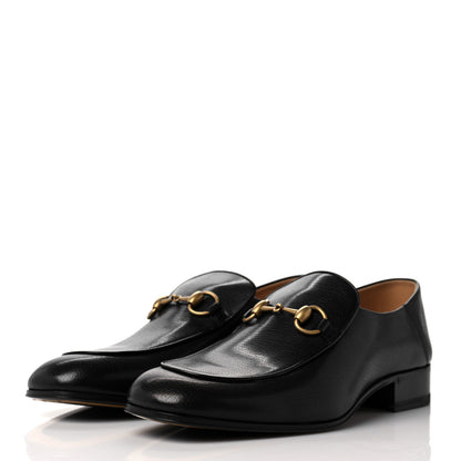 Gucci Goatskin Mens Horsebit Loafers 8 Black 3 of 9