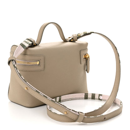 Burberry Grainy Calfskin Bloomsbury Vanity Bag Mushroom Beige Mallow Pink 3 of 11