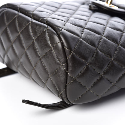 Chanel Calfskin Quilted Mini Urban Spirit Backpack Dark Brown 9 of 10