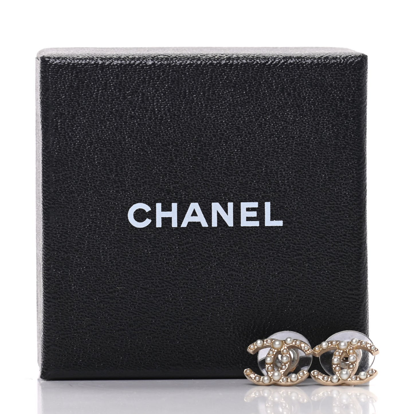 Pearl CC Earrings Light Gold