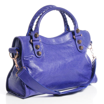 Balenciaga Agneau Giant 21 Rose Gold Hardware City Bleu Lavande 8 of 15