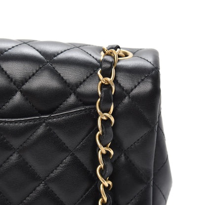 Chanel Lambskin Quilted Mini Rectangular Flap Black 14 of 16