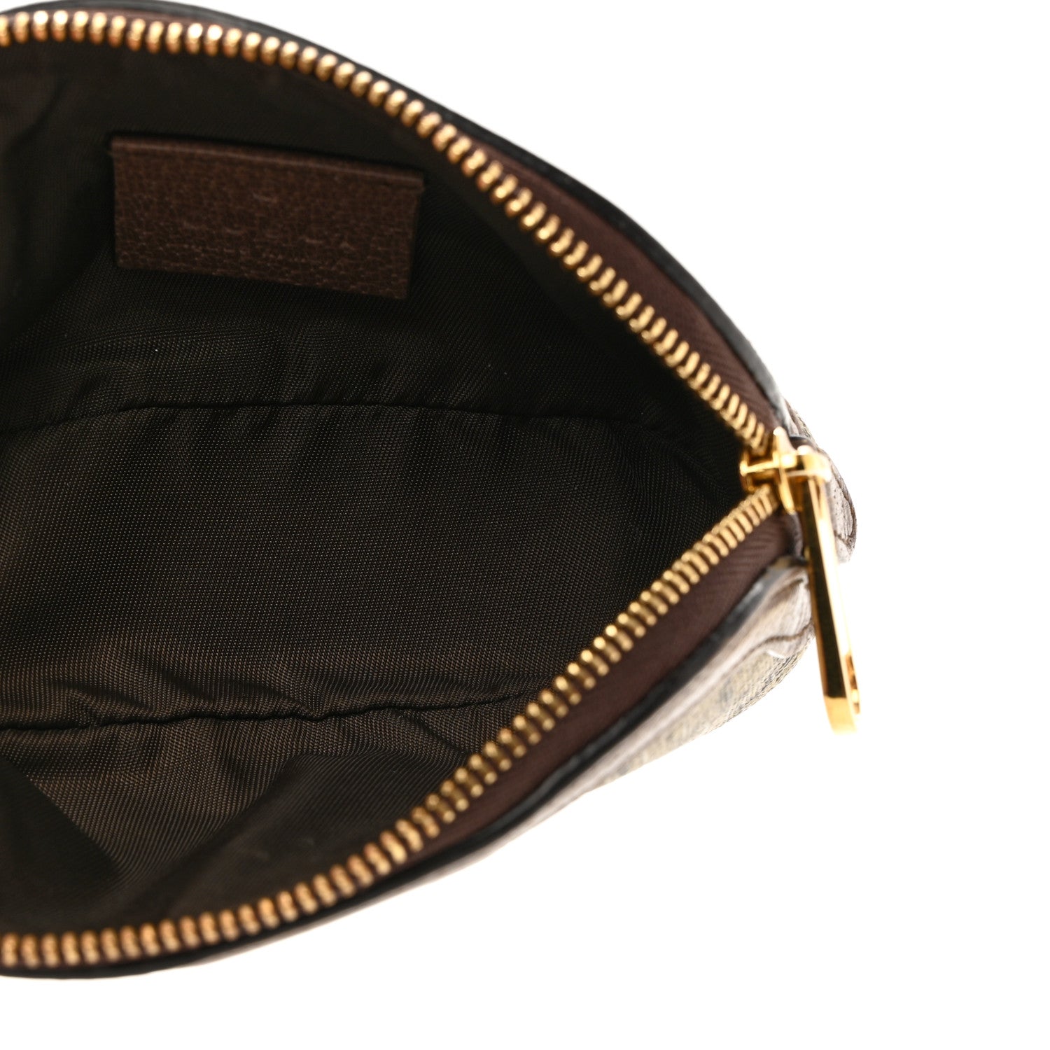 Gucci GG Supreme Monogram Web Ophidia Dome Key Pouch Beige New Acero 5 of 7