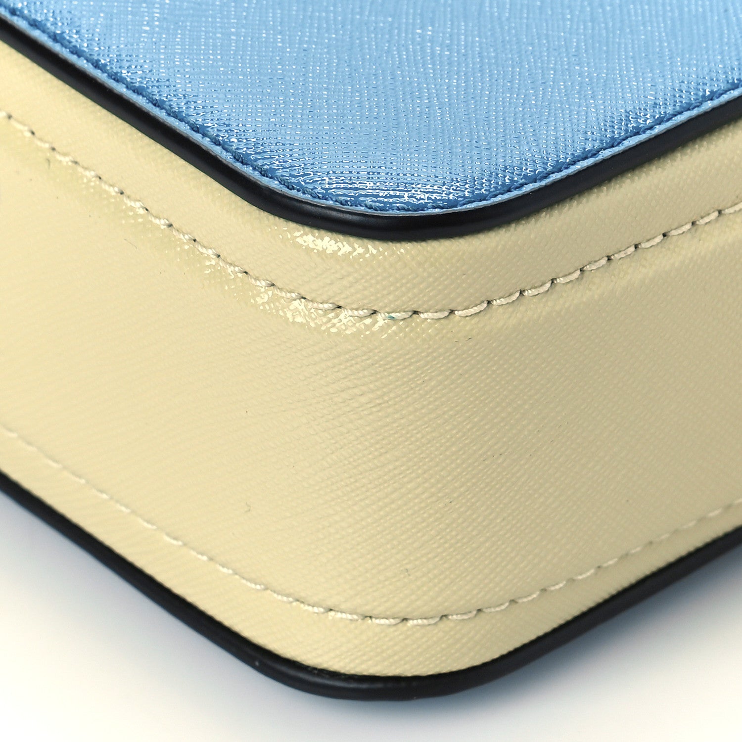Marc Jacobs Saffiano Small Snapshot Camera Bag Blue Multicolor 9 of 10