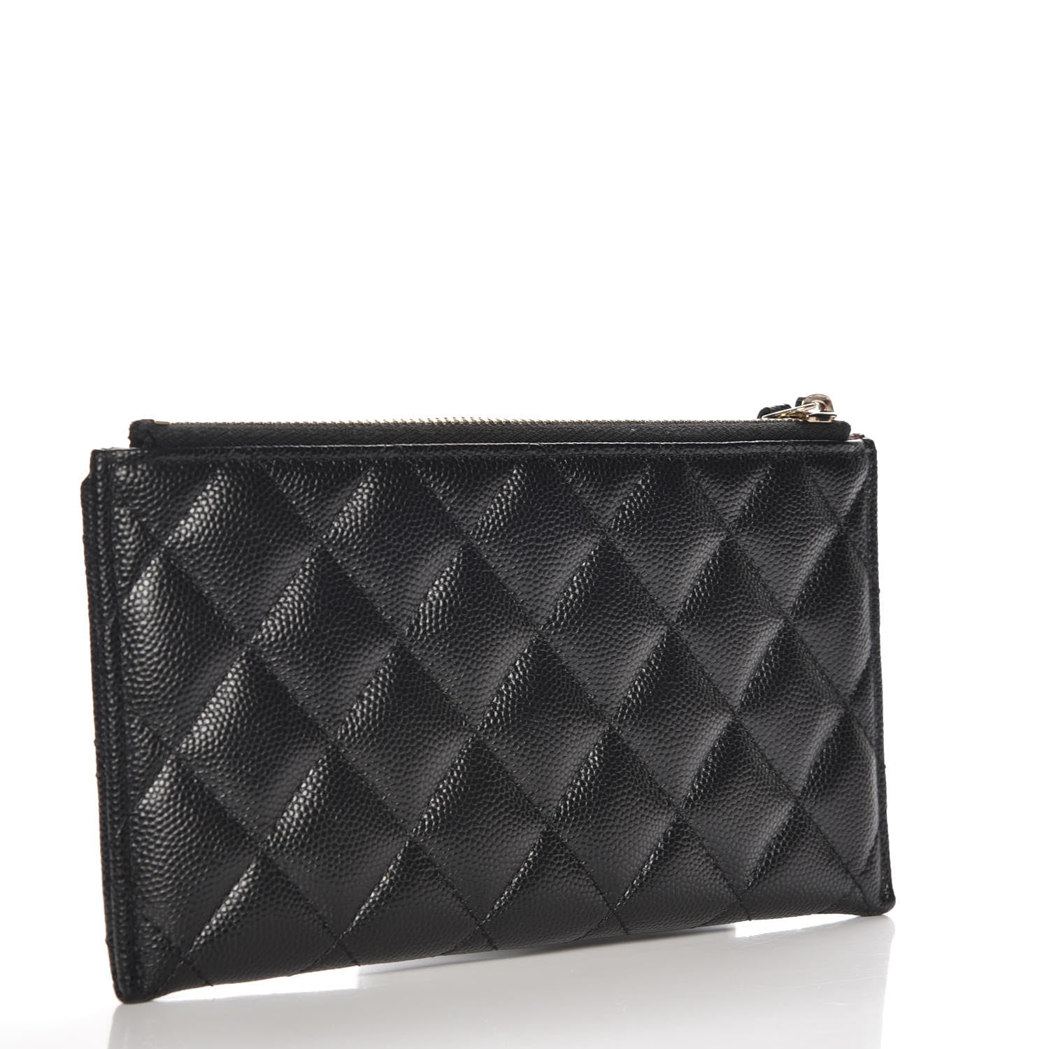 Chanel Caviar Quilted Classic Zip Pouch Black 3 of 8