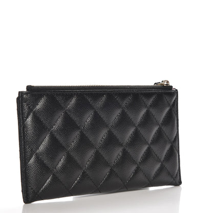 Chanel Caviar Quilted Classic Zip Pouch Black 3 of 8