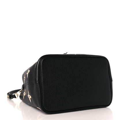 Louis Vuitton Empreinte Monogram Giant Neonoe MM Black Beige 5 of 9