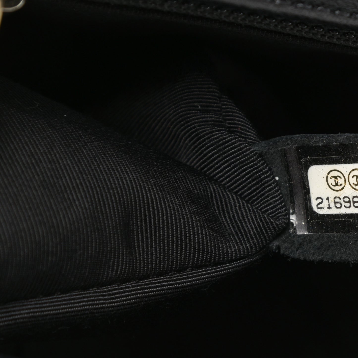 Lambskin Quilted New Medium Boy Flap Black