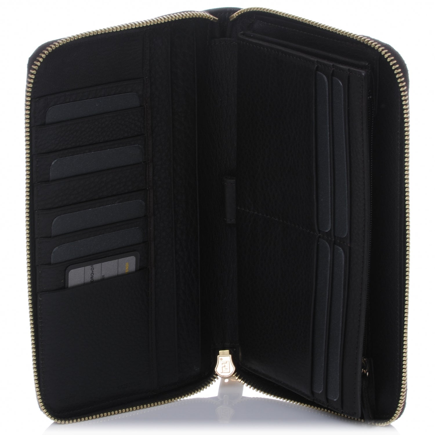 Fendi Zucca Zip Around Wallet Tobacco 5 of 8