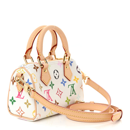 Louis Vuitton LV X TM Monogram Multicolor Nano Speedy White 3 of 10