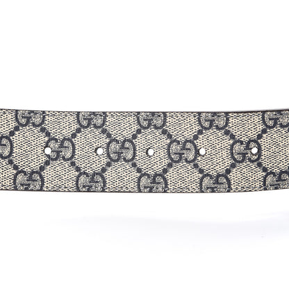 Gucci GG Plus Monogram Interlocking G Belt 95 38 Navy 4 of 5