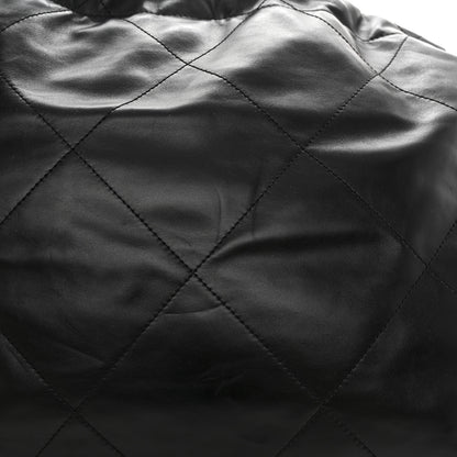 Chanel Shiny Calfskin Quilted Small Chanel 22 Black 14 of 14