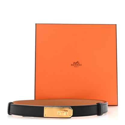 Hermes Epsom Kelly Belt Black 4 of 4