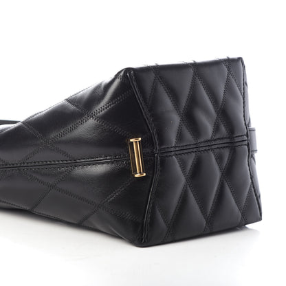 Givenchy Lambskin Quilted Mini GV Bucket Bag Black 8 of 9