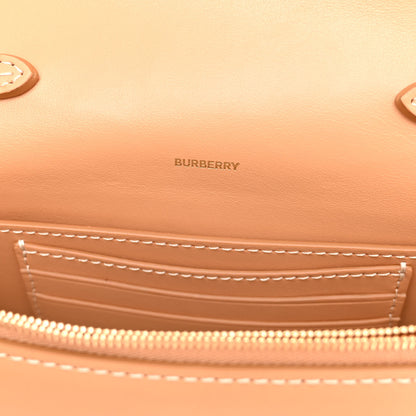 Burberry Smooth Calfskin Hackberry Crossbody Bag Warm Sand 6 of 9