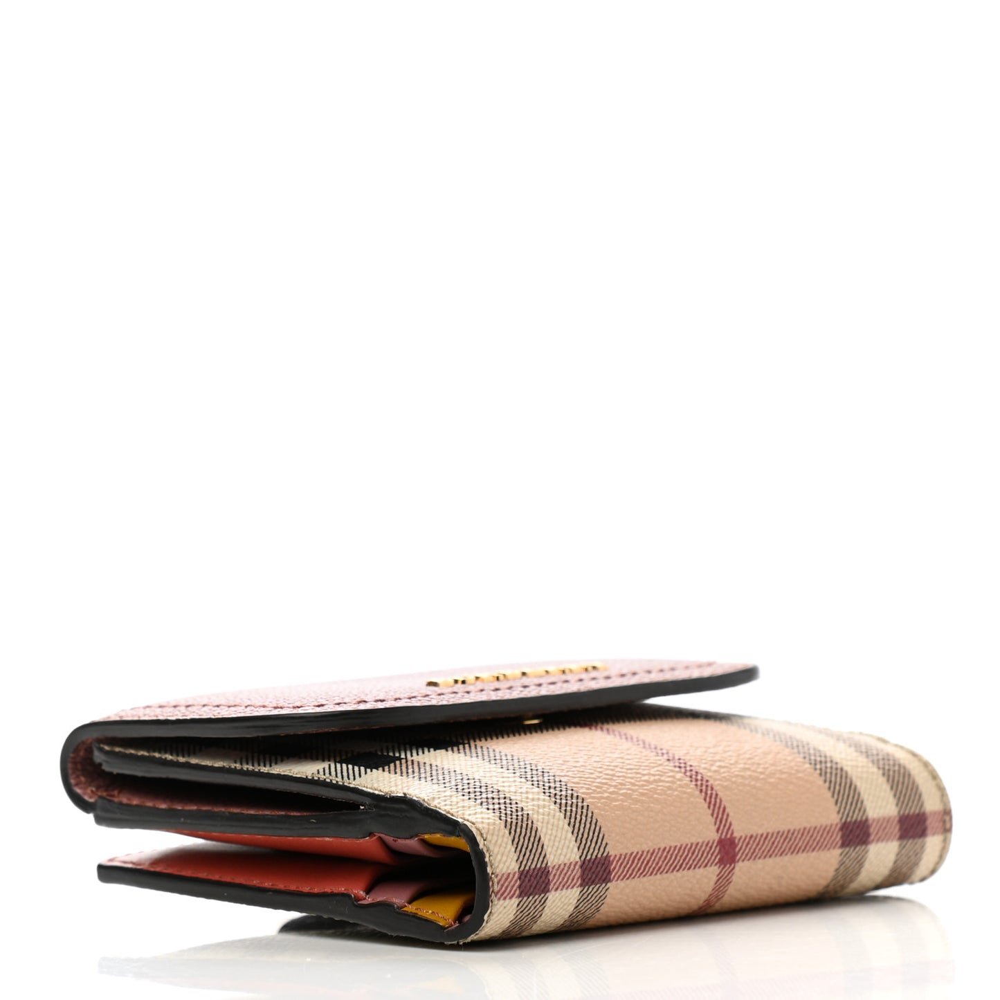 House Check Luna French Wallet Dusty Pink