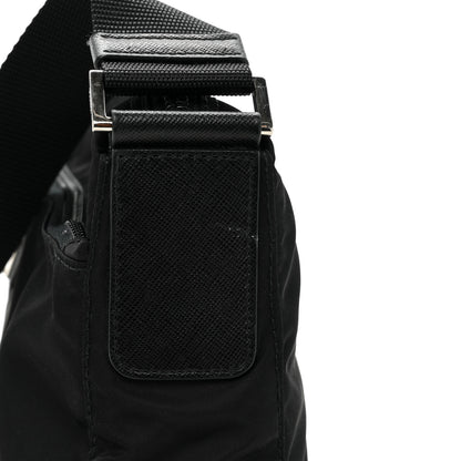 Prada Tessuto Nylon Messenger Bag Black 10 of 10
