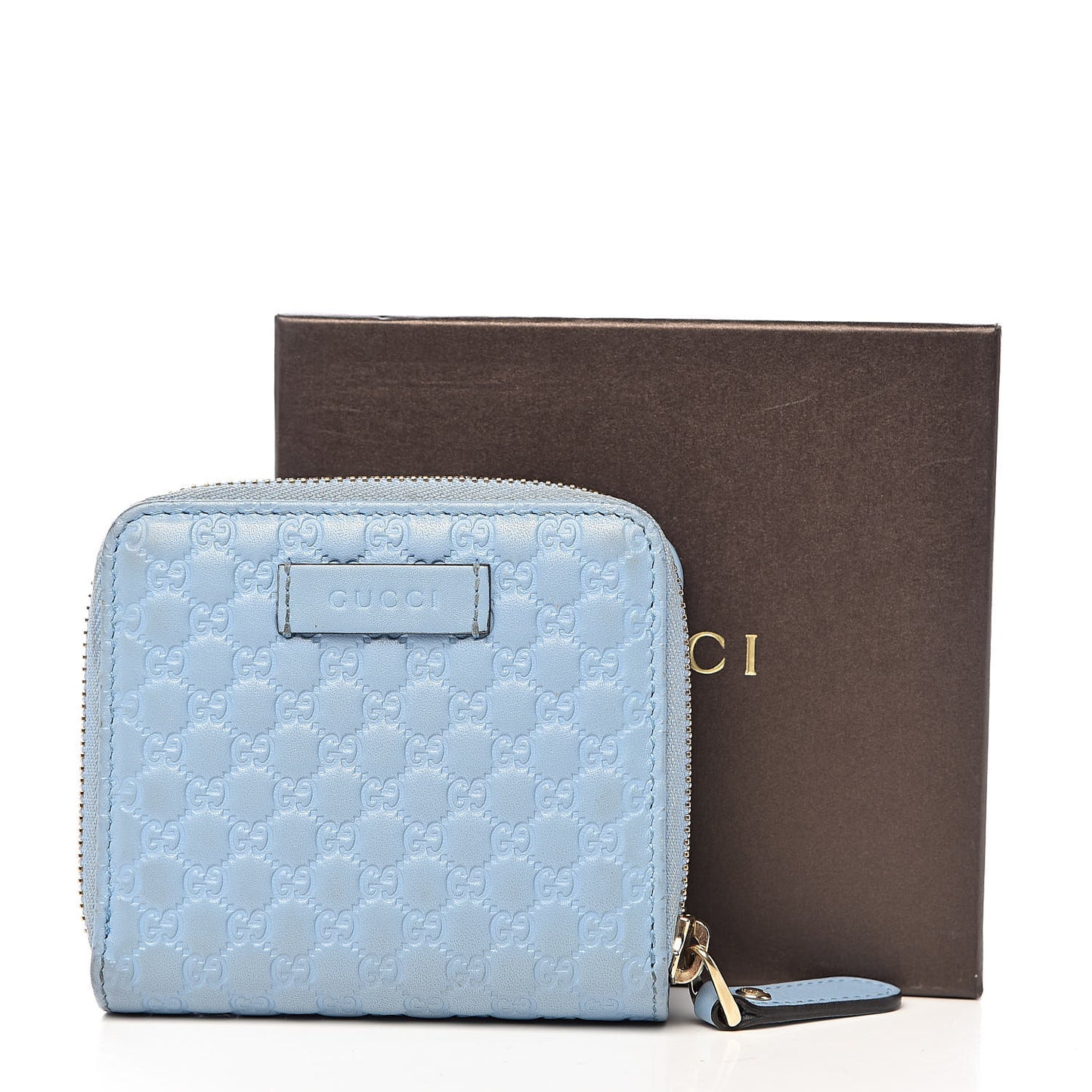 Microguccissima Compact Wallet Mineral Blue