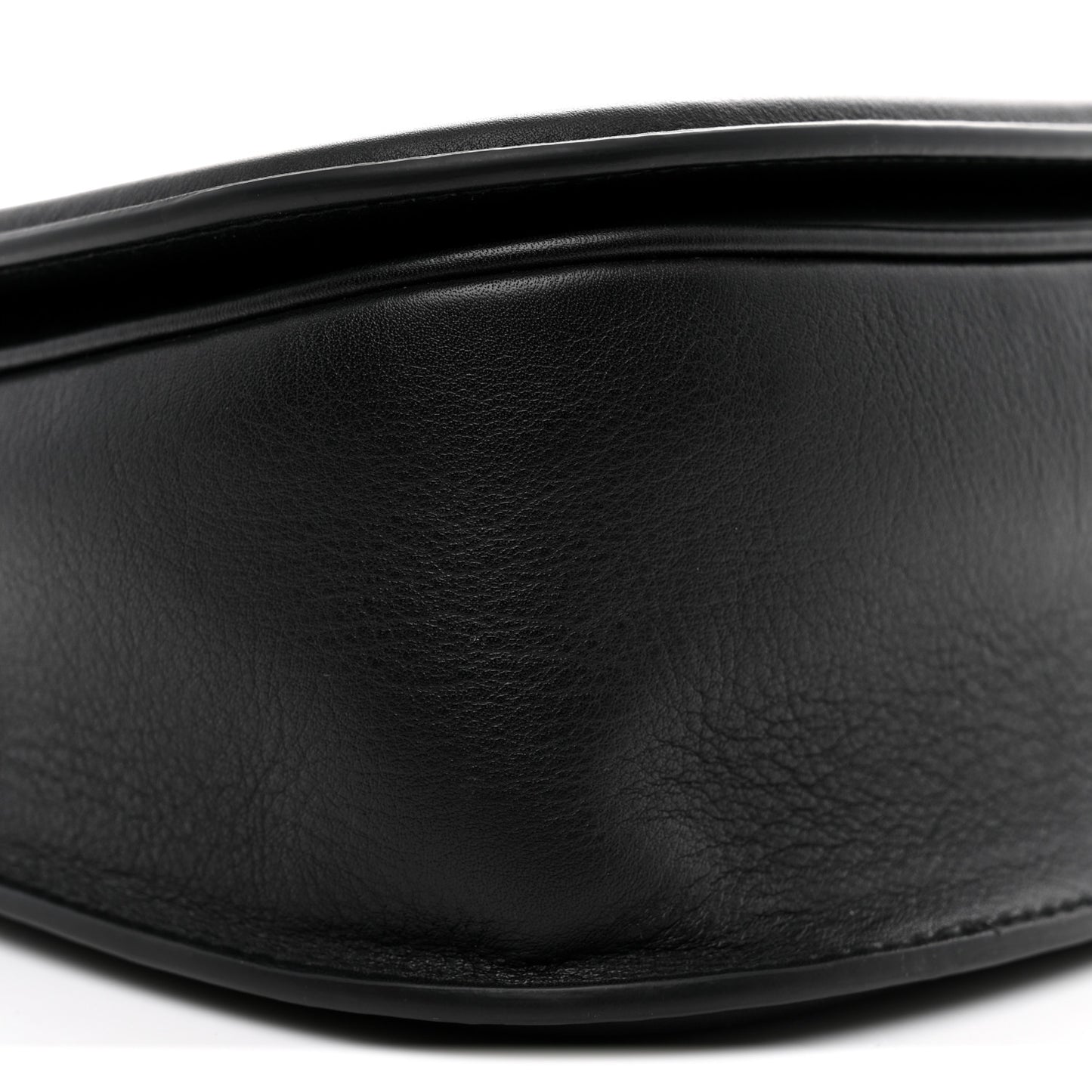 Calfskin Large Blondie Top Handle Bag Black