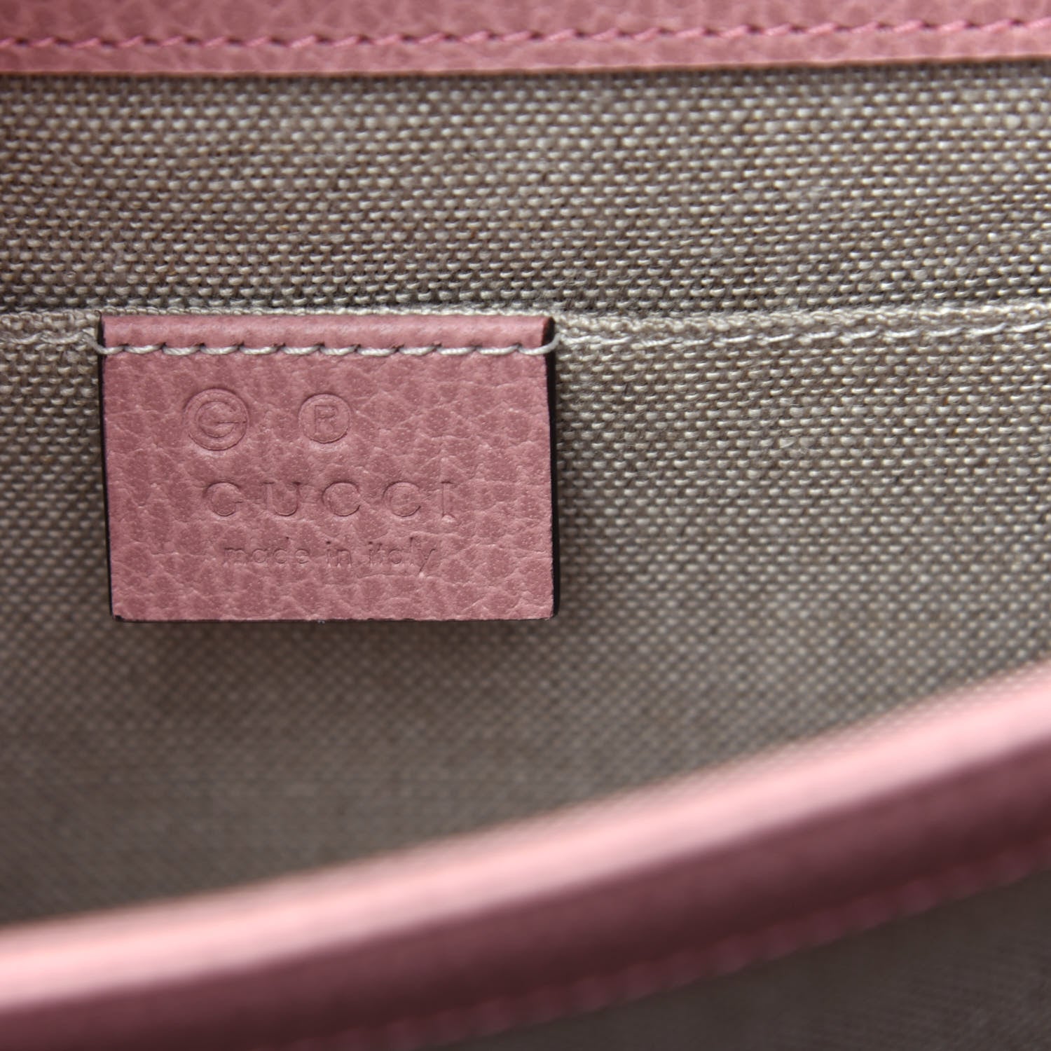 Gucci Dollar Calfskin Small Interlocking G Shoulder Bag Soft Pink 6 of 10