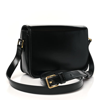 Celine Shiny Calfskin Teen Triomphe Black 3 of 10