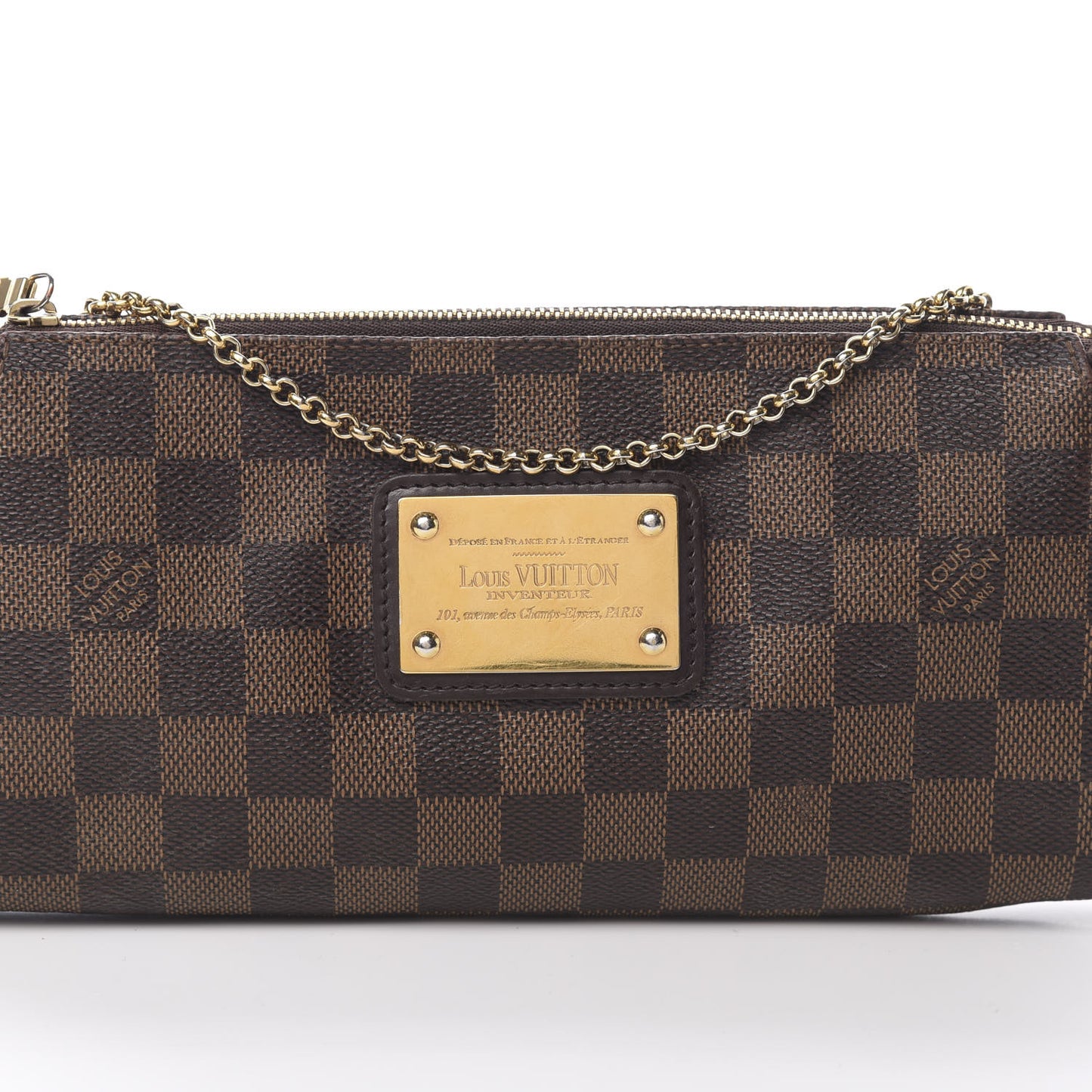 Damier Ebene Eva Clutch