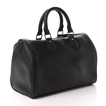 Louis Vuitton Epi Speedy 25 Black 3 of 13