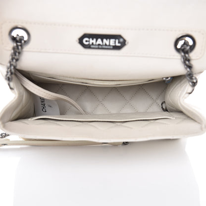 Chanel Calfskin Stitched Urban Luxury Top Handle Bag Ivory 5 of 12