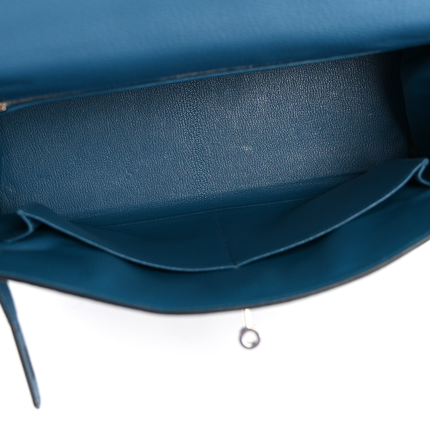 Hermes Togo Kelly Retourne 32 Bleu de Galice 8 of 29