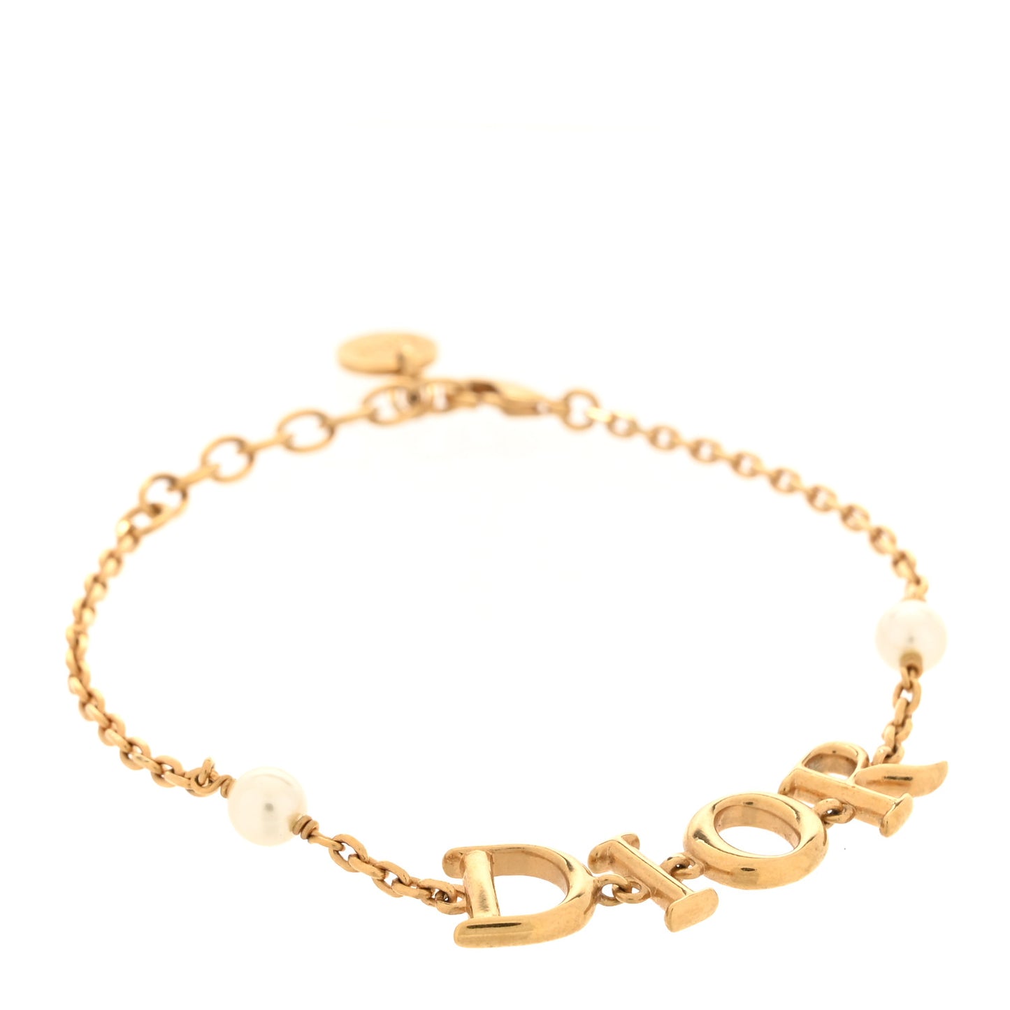 Metal Pearl Dio(r)evolution Bracelet Gold