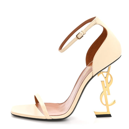 Saint Laurent Calfskin 110 Opyum Sandals 39 Real Beige 1 of 9