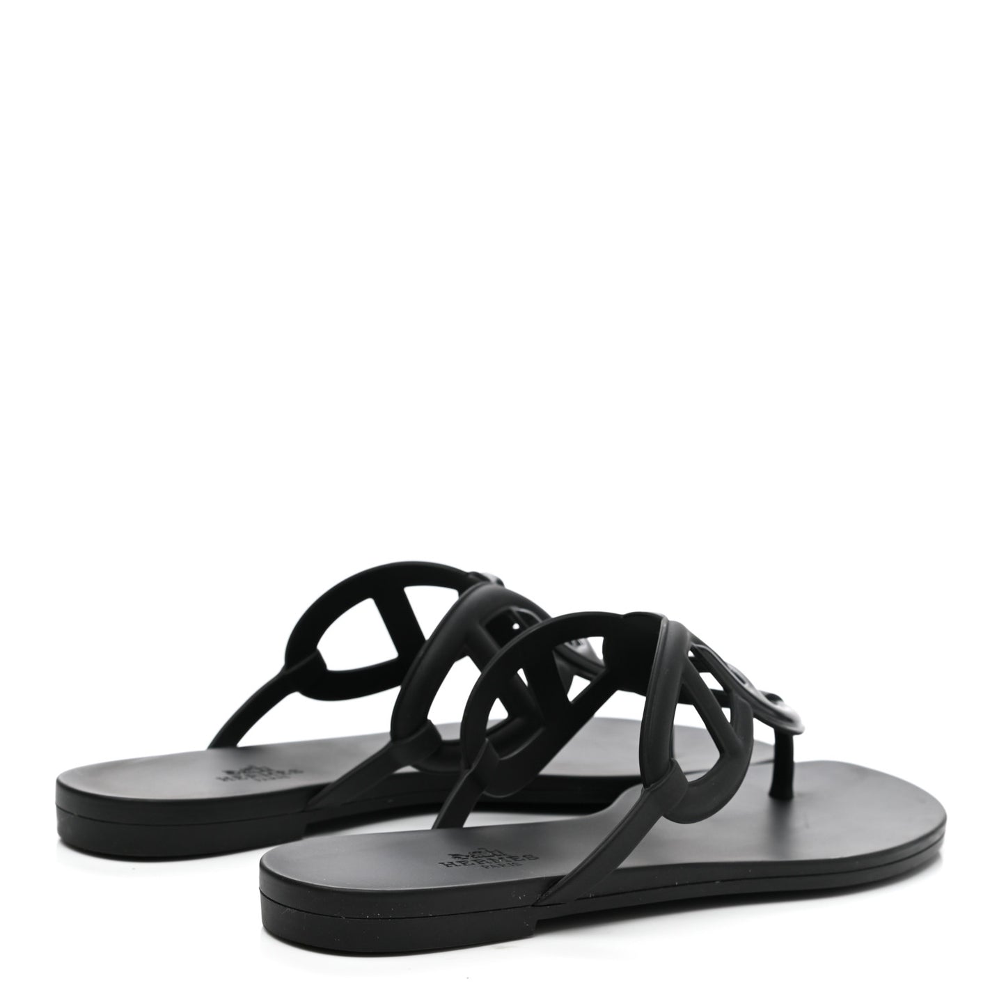 Rubber Womens Egerie Sandals 37.5 Black