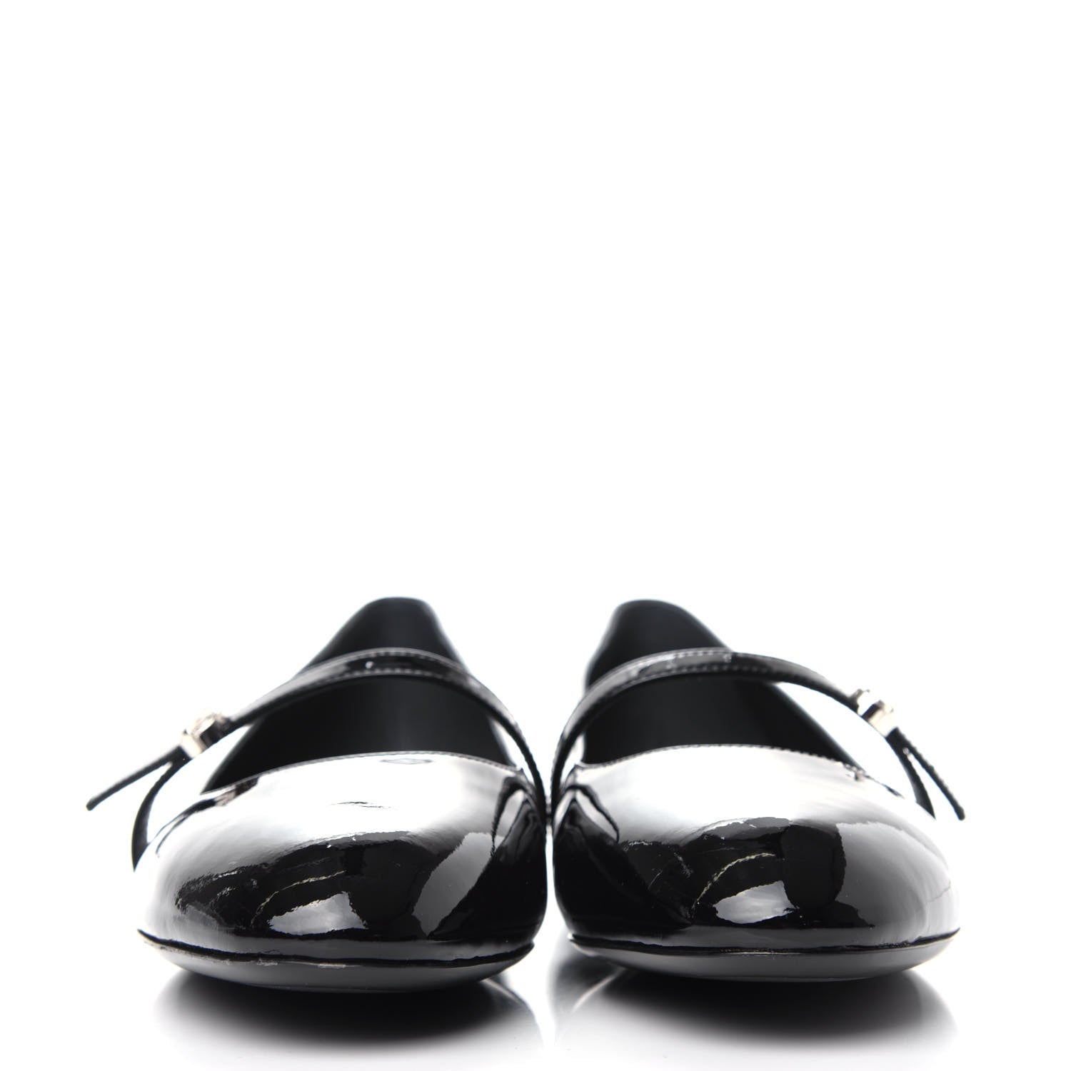 Louis Vuitton Patent Uniformes Ballet Flats 37.5 Black 2 of 10