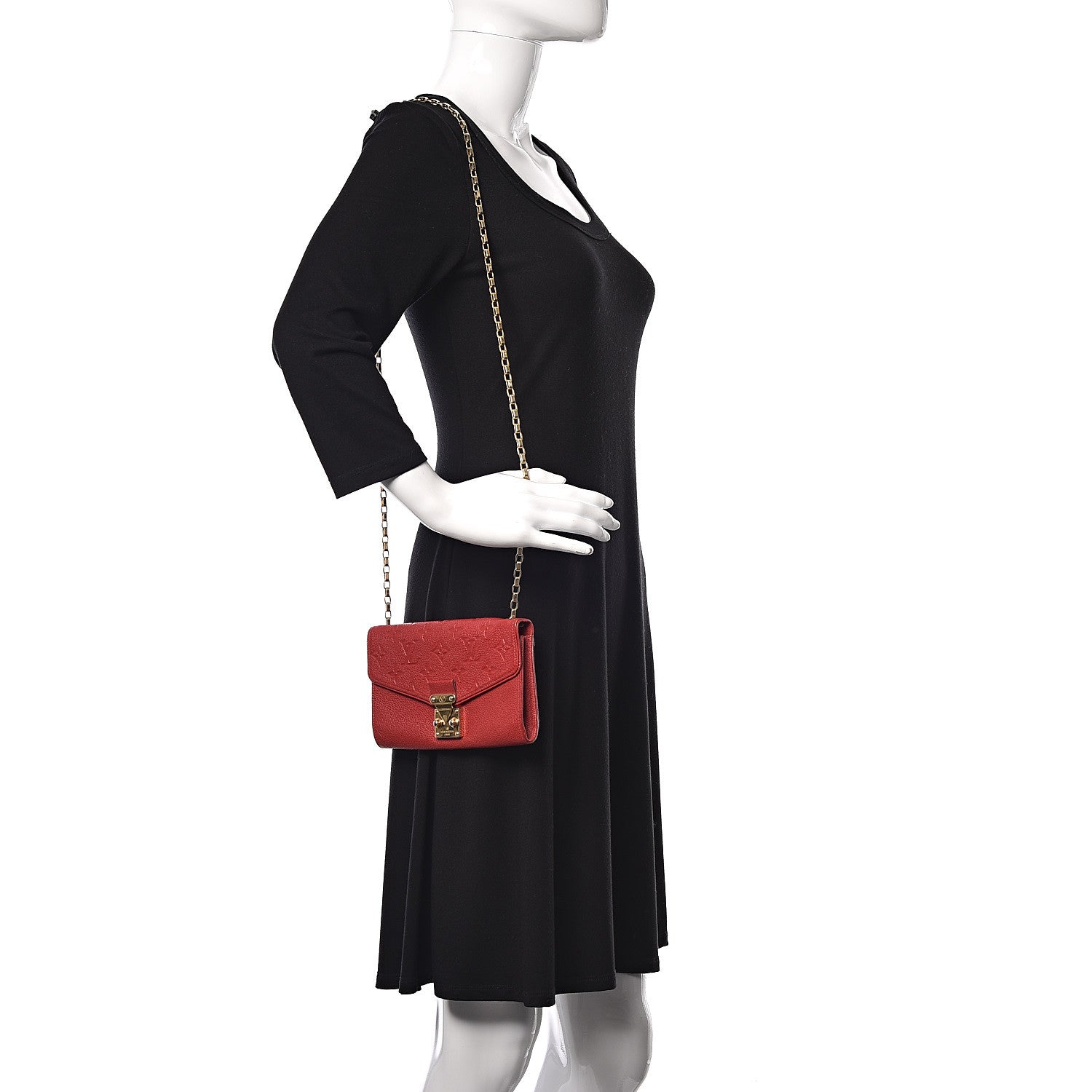 Louis Vuitton Empreinte Saint Germain Pochette Cherry 2 of 11