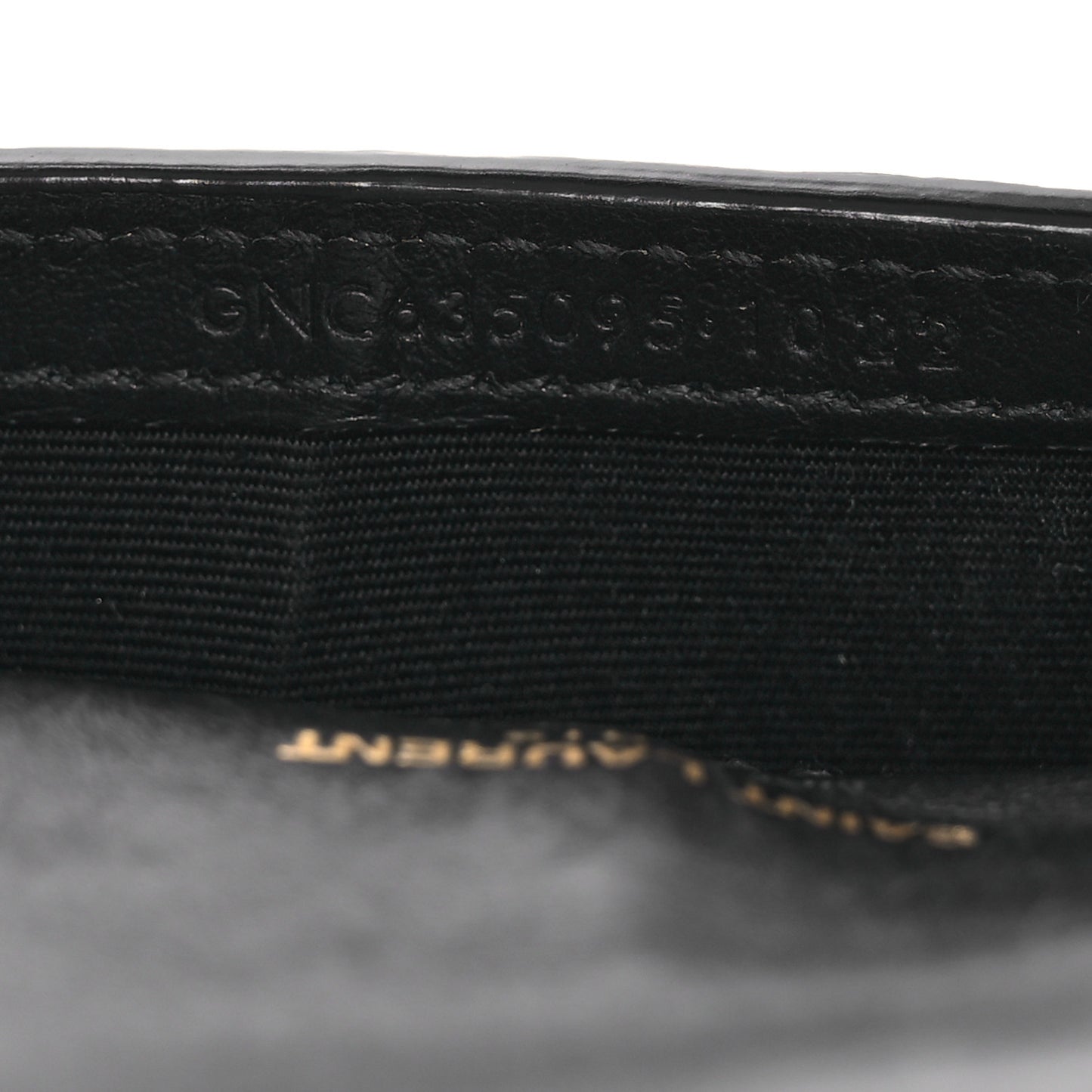 Crocodile Embossed Monogram Phone Holder Crossbody Black
