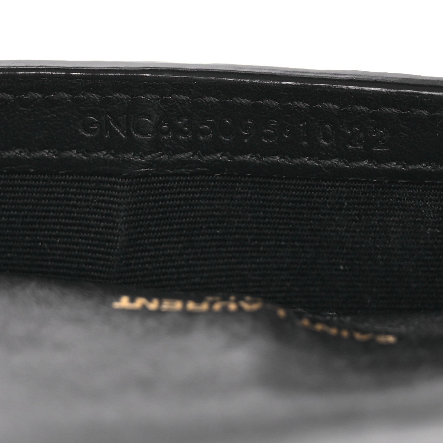 Saint Laurent Crocodile Embossed Monogram Phone Holder Crossbody Black 7 of 14
