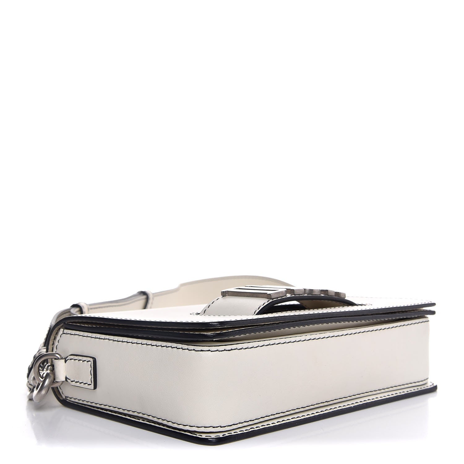 Christian Dior Smooth Calfskin Dio(r)evolution Flap Bag Off White 4 of 7