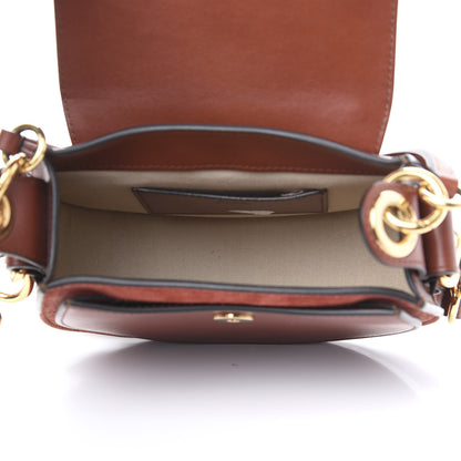 Chloe Calfskin Small Tess Bag Sepia Brown 6 of 10