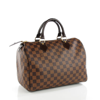 Louis Vuitton Damier Ebene Speedy 30 3 of 8