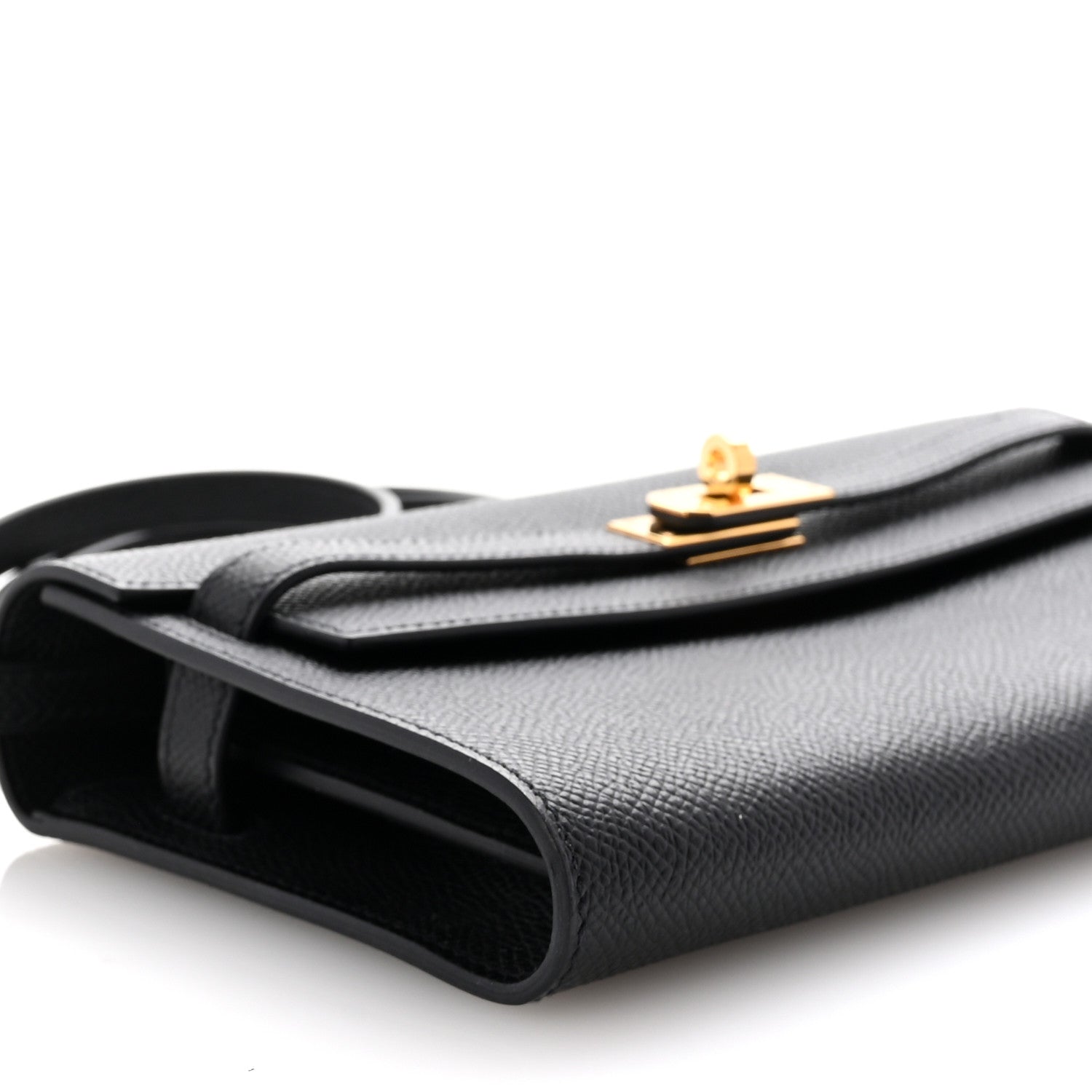 Hermes Epsom Kelly Wallet To Go Black 8 of 9