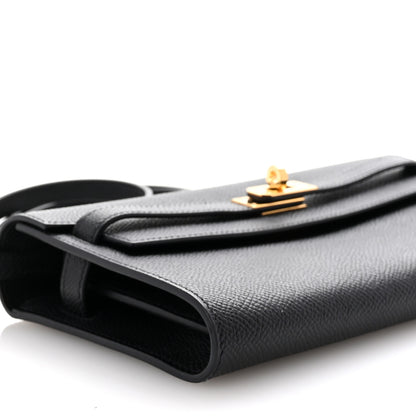 Hermes Epsom Kelly Wallet To Go Black 8 of 9