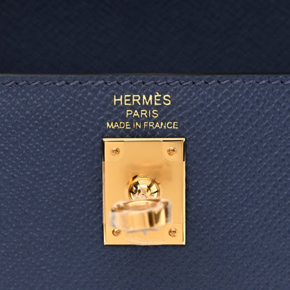 Hermes Epsom Kelly Sellier 25 Bleu Navy 6 of 11