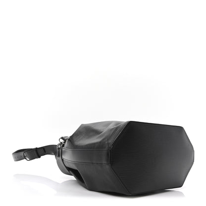 Louis Vuitton Epi Sac D'epaule GM Black 4 of 9
