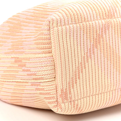 Burberry Canvas Knitted Check Mini Peg Duffle Bag Sherbert 9 of 10