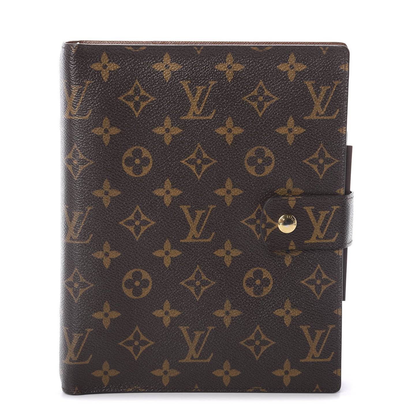 Monogram Large Ring Agenda Cover