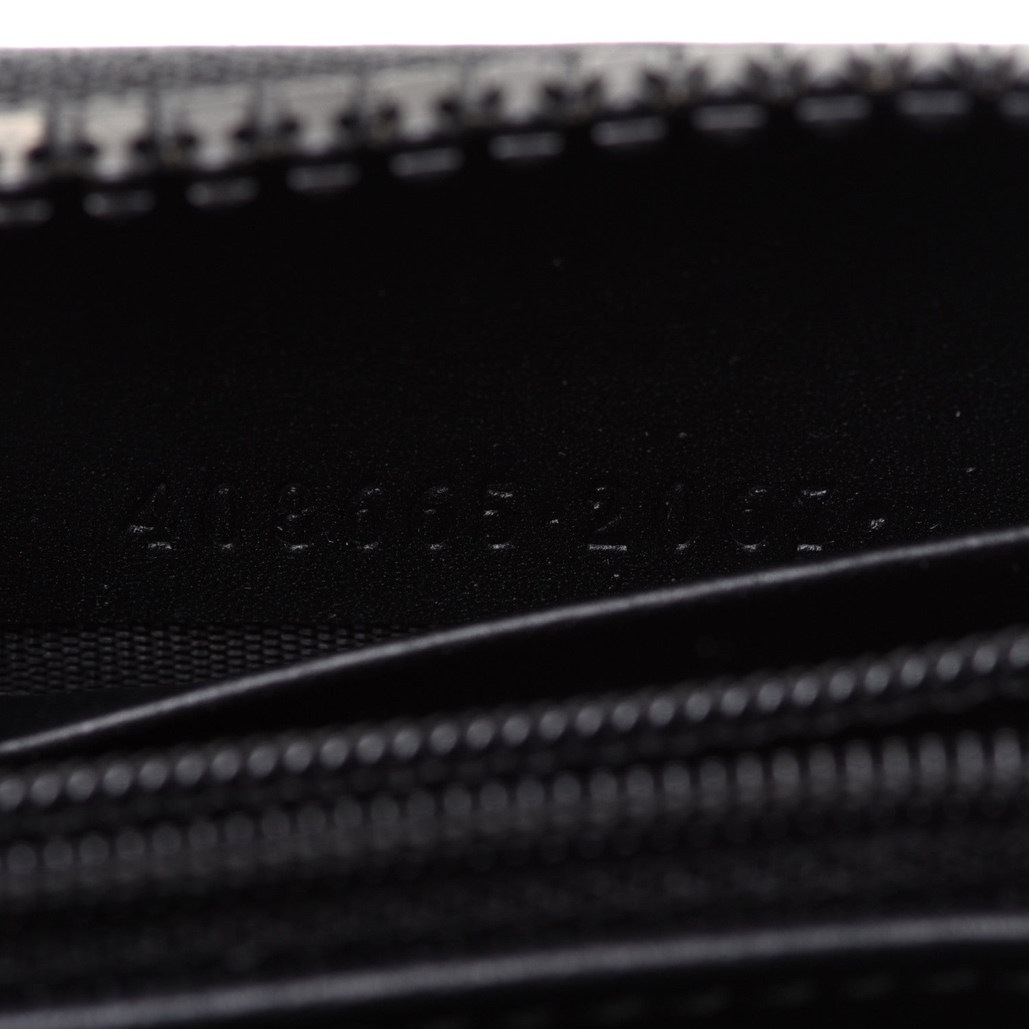 Gucci GG Supreme Monogram Blooms Zip Around Wallet Beige New Military Black 7 of 8