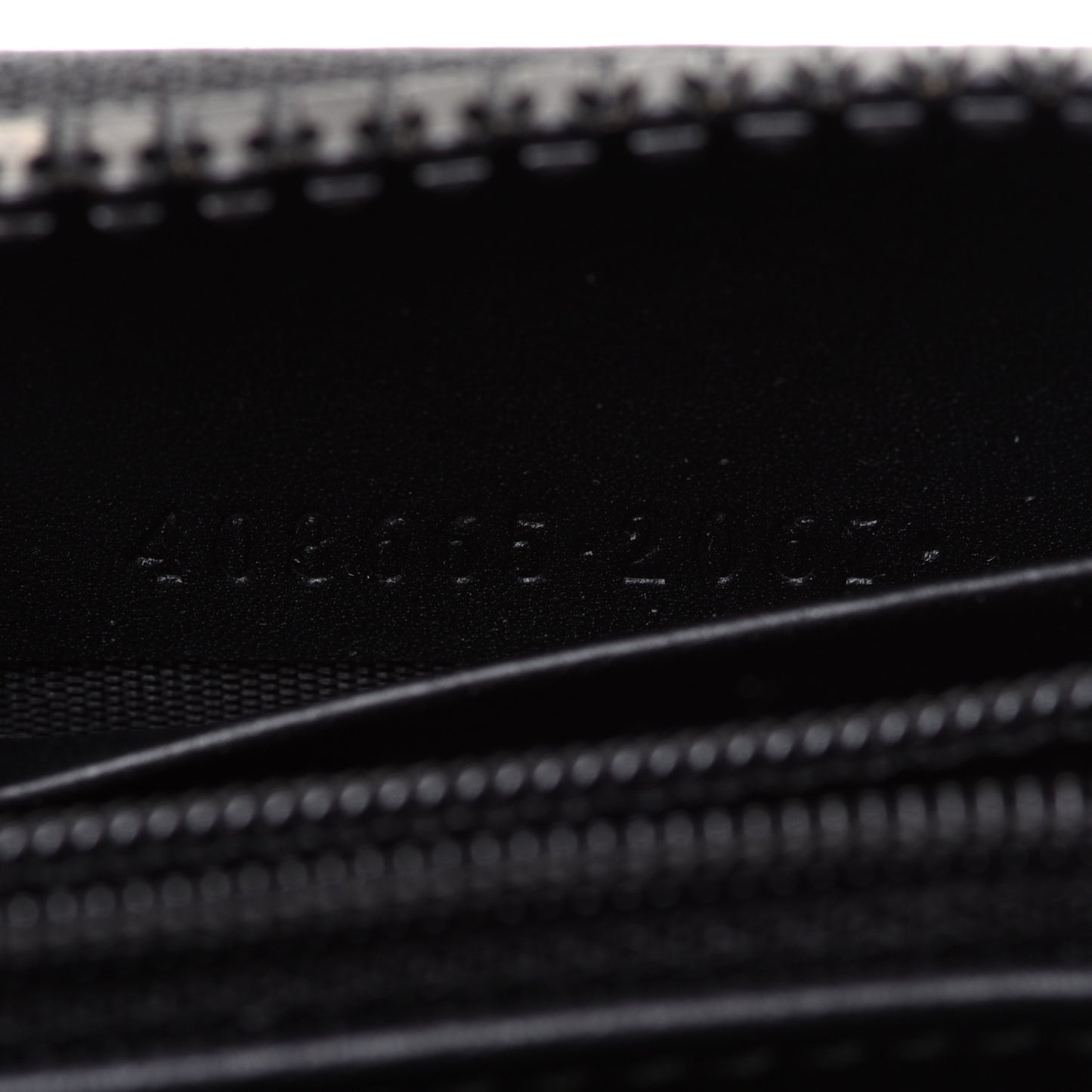 GG Supreme Monogram Blooms Zip Around Wallet Beige New Military Black
